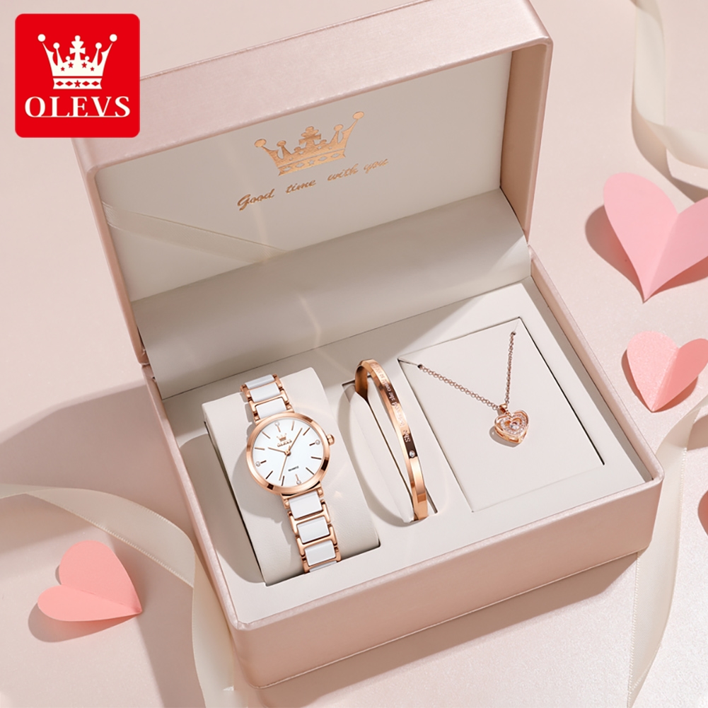Jewelry With Watches - OLEVS femmes montre 5877 luxe élégant