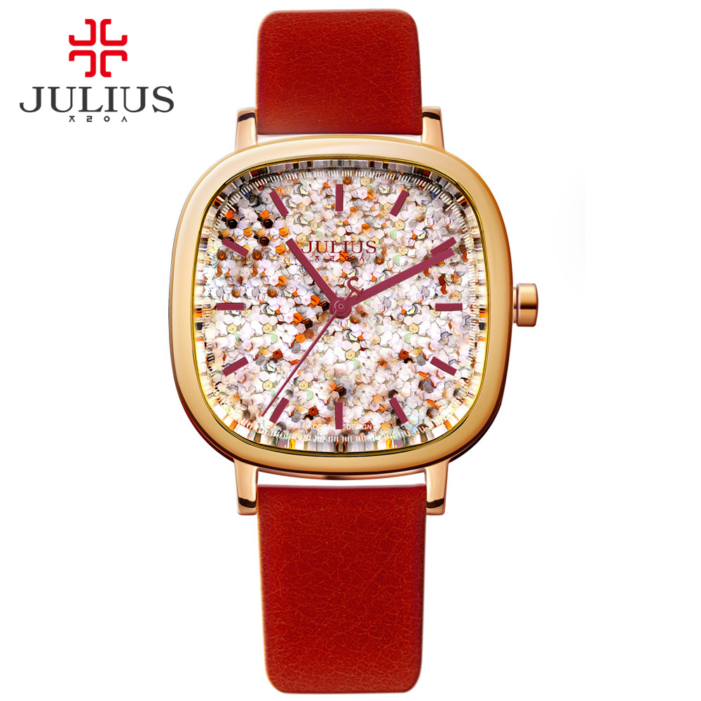 Jewelry And Watches Luxury Brand - JULIUS – montre-bracelet en cuir pour