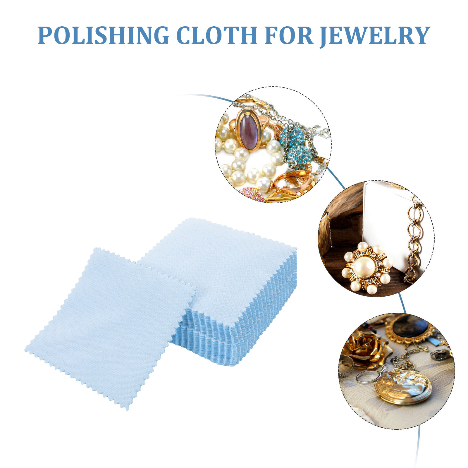 2 pièces de tissu de polissage - Jewelry With Watches avis et prix