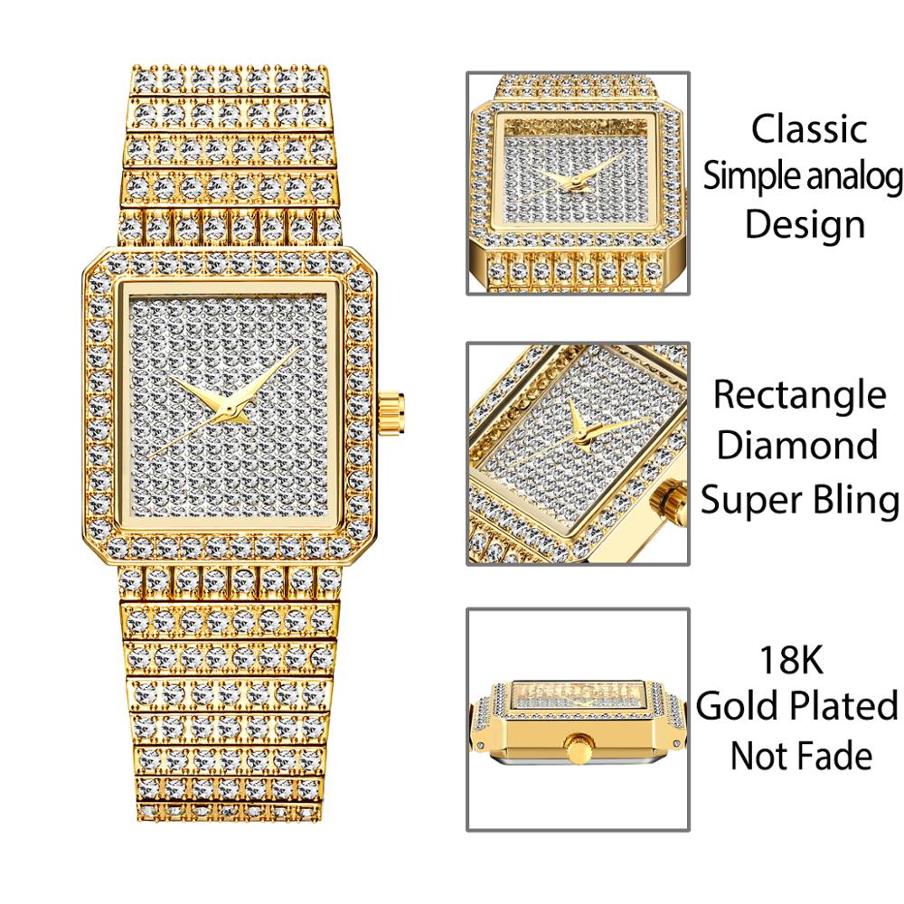 MISSFOX-montre en diamant doré - Jewelry Diamond Watches avis et prix