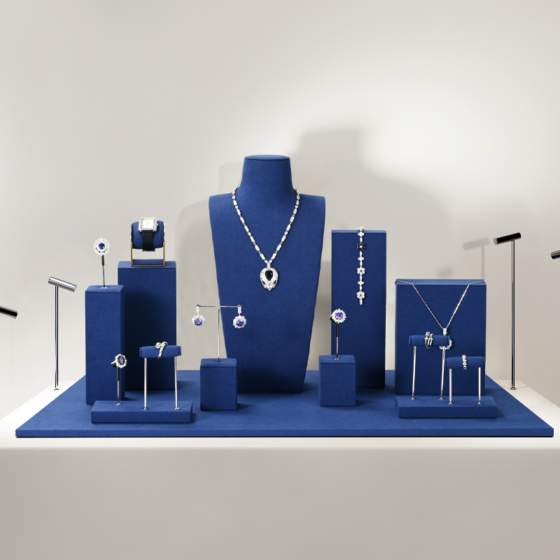 Présentoir à Bijoux Bleu de Qu - Jewelry Shop Watches avis et prix