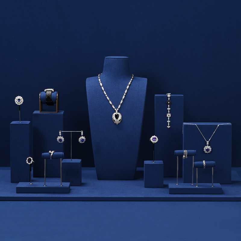 Présentoir à Bijoux Bleu de Qu - Jewelry Shop Watches avis et prix