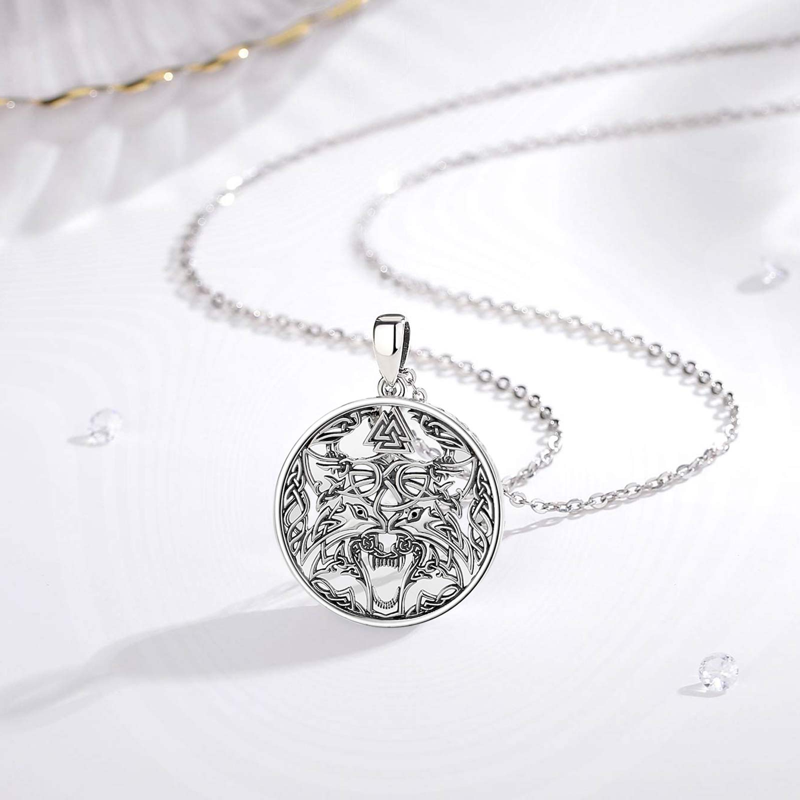 Eudora – collier loup Viking e - Wolf Jewelry & Watches Tampa Reviews avis et prix