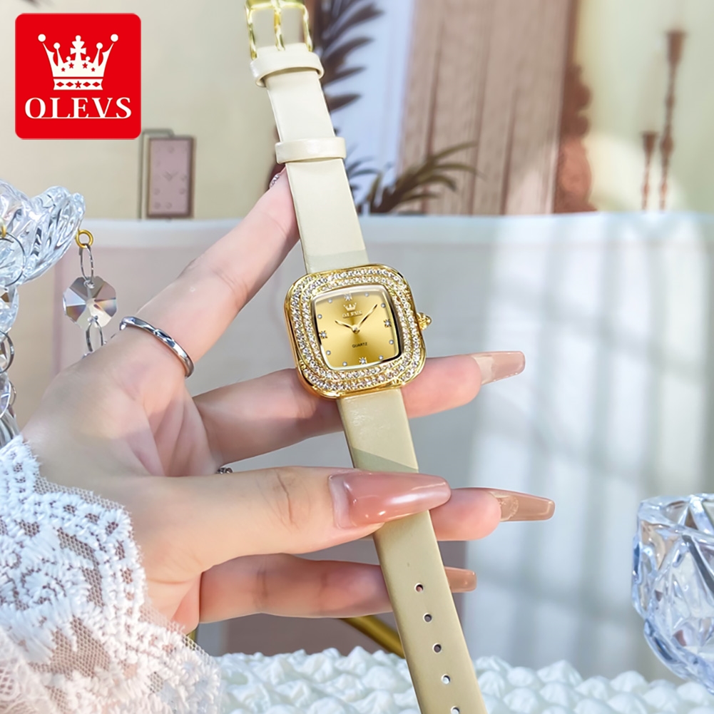 OLEVS – montre à Quartz carrée - Jewelry Diamond Watches avis et prix