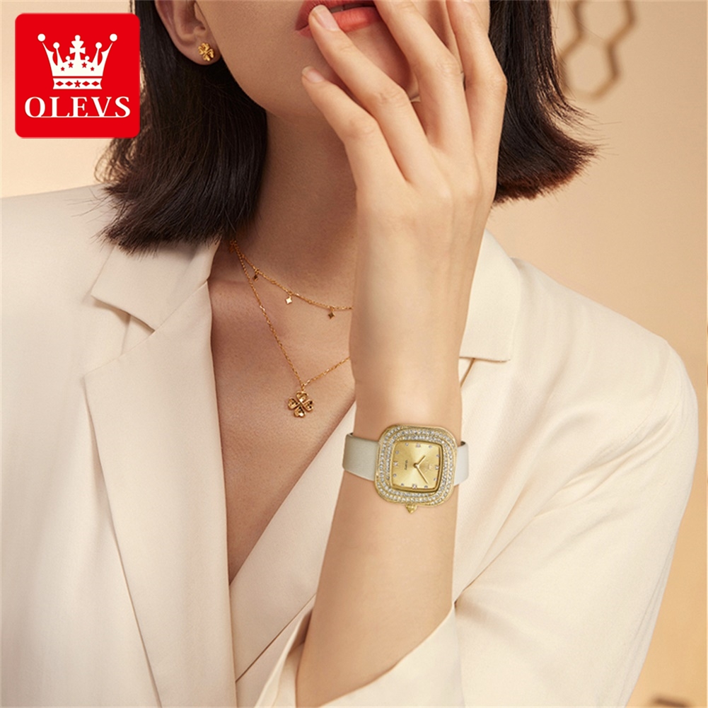 OLEVS – montre à Quartz carrée - Jewelry Diamond Watches avis et prix