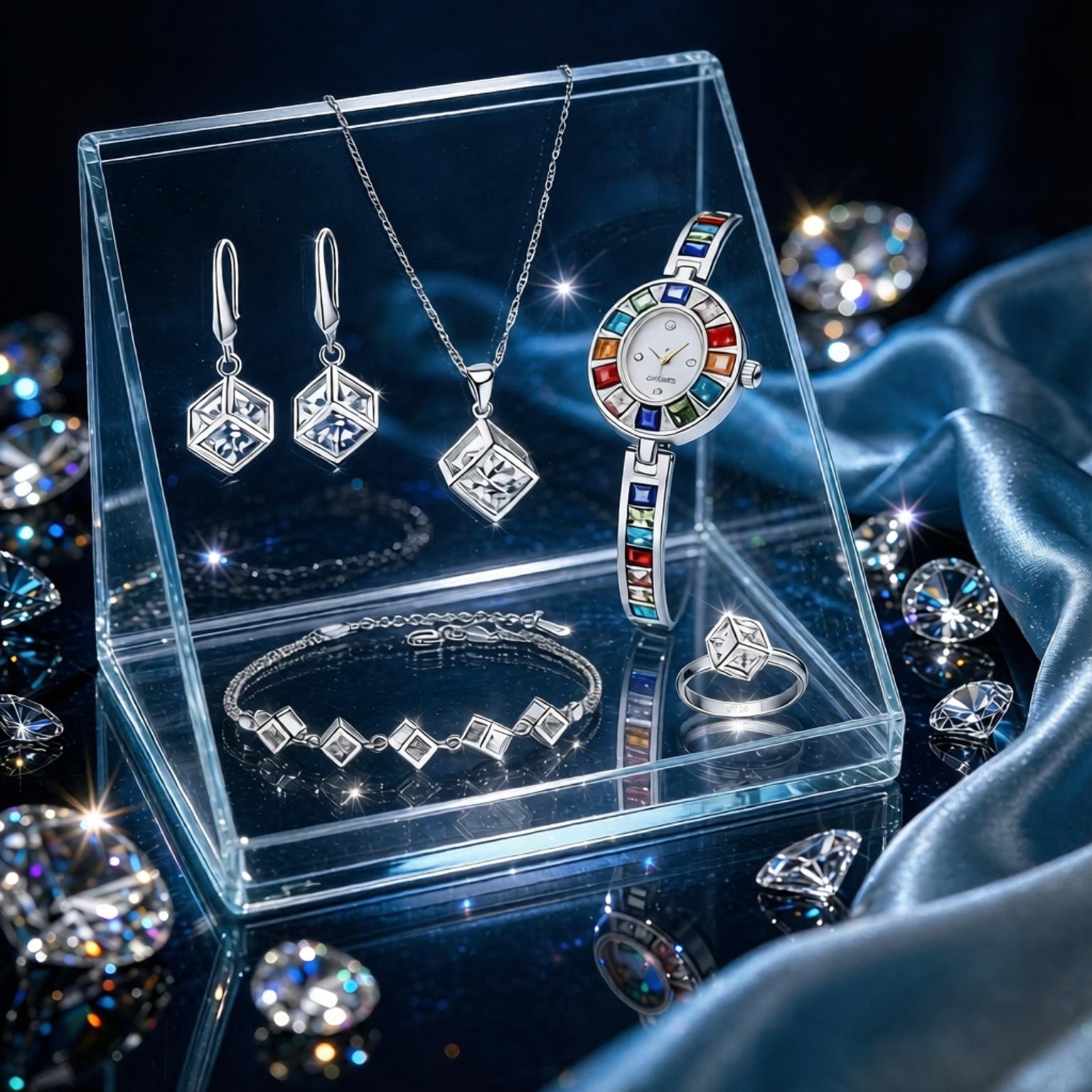 Ensemble de bijoux de luxe en  - Best Jewelry Watches For Women avis et prix