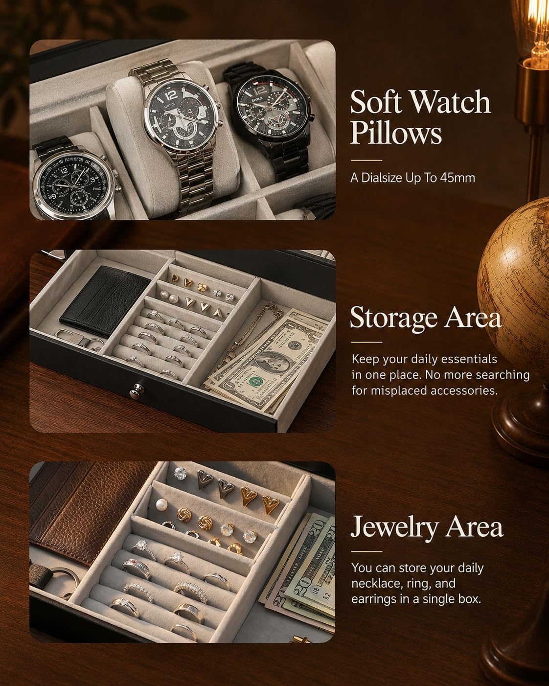 Boîte de rangement pour montre - Jewelry With Watches avis et prix