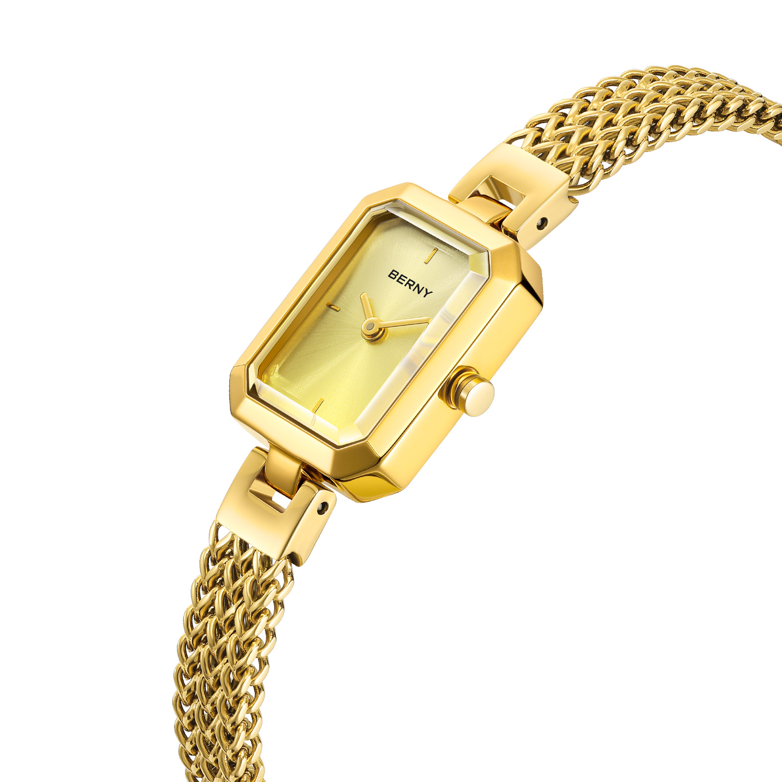 BERNY-Mini montre carrée en or - Jewelry Like Watches avis et prix